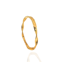 Bracelete Trançado Dourado – Semijoia