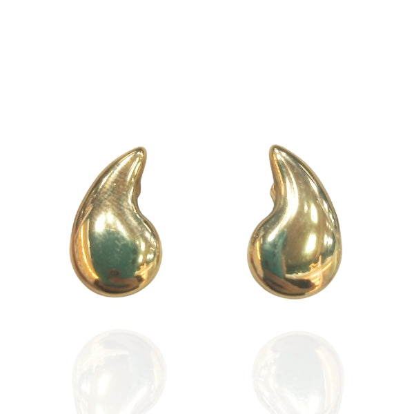 Brinco Mini Brinco Gota Dourado– Aço Inox Amba