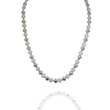 Colar Riviera Trevo Prata Cravejado - Folheado