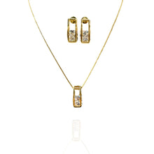 Conjunto Cristal - Semijoia