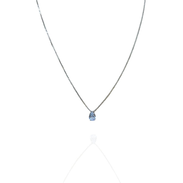 Colar Ponto de Luz Gota - Aço inoxidável