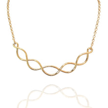 Colar Elos Trançados - Semijoia