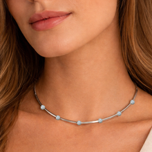 Colar Aro Ponto de Luz prata – Semijoia