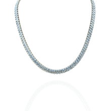 Colar Riviera Baguete prata