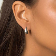 Brinco Gota Médio - Prata