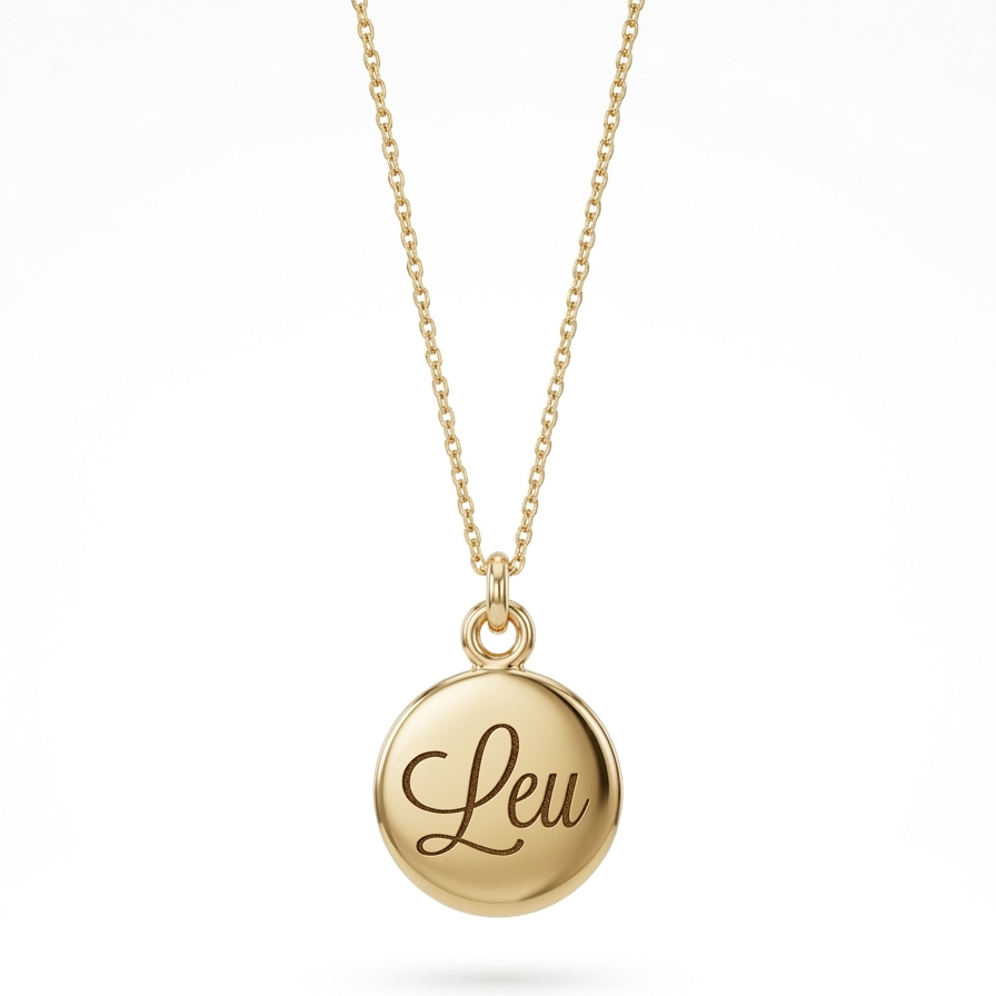 Colar com nome personalizado a lazer dourado - Semijoia