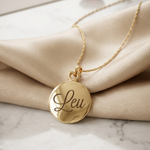 Colar com nome personalizado a lazer dourado - Semijoia