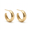 Brinco Argola Grossa PP Dourado Folheado