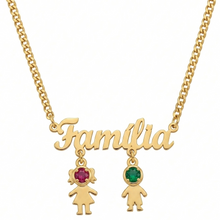 Colar Familia & filhos personalizado  - Semijoia