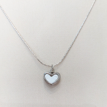 Colar Coração Madre Pérola – Aço Inoxidável