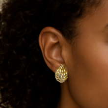 Brinco folha - Aço Inoxidável