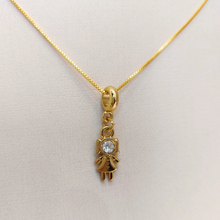 Colar Menina Ponto de Luz - Folheado