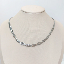 Colar Laminado Trançado – Aço Inoxidável