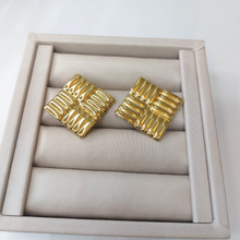 Brinco Quadrado - Aço Inoxidável