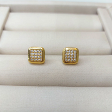 Mini Brinco Quadrado - Semijoia