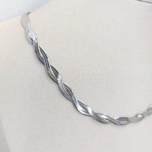 Colar Laminado Trançado – Aço Inoxidável