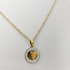 Colar Amor Dourado Aço Inox Não Escurece