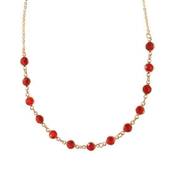 Choker Ruby - Folheado