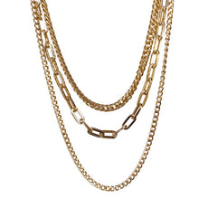 Colar Triplo Dourado - Alumínio