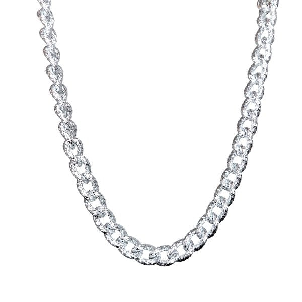 Corrente Bold Fosca Prata: Estilo que Marca Presença! - Amba Black